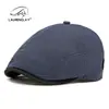 Boina de Seis Paneles de Estilo Nuevo para Primavera y Verano para Mujer, Gorra Británica Retro de Visera Adelantada, Gorra Ligera y Transpirable de Artista para Hombre, Gorra de Pato