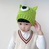 Sombrero Casual Nuevo de Monstruo Shrek Tuerto Divertido y Lindo para Niños Sombrero de Lana Tejido a Mano Tendencia