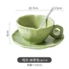 Xícara de café de cerâmica, caneca, xícara para latte art, pequena xícara de café de luxo estilo europeu, 8ml