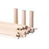 Suministrado directamente por el fabricante: Pasamanos de escaleras de madera maciza, barras de fitness para yoga, barandillas, columnas redondas, barras para colgar de armarios, se pueden doblar en curvas
