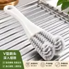 Escova de limpeza para frestas de cozinha doméstica, escova multifuncional para limpeza de coifa, escova para limpeza de grelha, escova para limpeza de ranhuras de pia
