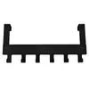 Estante de Almacenamiento de Cocina de Acero Inoxidable, Gancho para Puerta, Estante Colgante sin Taladro, Perchero, Gancho para Colgar Ropa y Sombreros, Estante de Almacenamiento Montado en la Pared