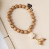 Madera de incienso de leche DIY carbón gato de leche pulsera especificación 0.8 hombres y mujeres Wenwan rosario anillo único joyería decorativa fábrica venta al por mayor