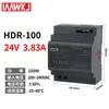 Fuente de alimentación conmutada Mingwei H-15-24V montada en riel, 30W, tamaño compacto, 5V CC, -60-12