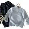Ropa interior térmica de cuello medio alto para niños Bangcheng 2026 Invierno Nueva Ropa interior cálida autocalentable suave pegajosa para niños Tendencia Venta al por mayor