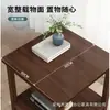 Mesa Auxiliar para Sofá para Uso Doméstico, Mesa Cuadrada Minimalista Moderna, Gabinete Lateral, Mesa Cuadrada para Sala de Estar, Mesa Sencilla para Balcón, Mesa de Café Pequeña