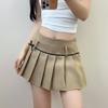 Falda Plisada JK Casual Adelgazante Dulce y Picante con Lazo Puro para Mujer Verano Nuevo Grupo de Mujeres Universitarias Falda Corta