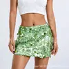 Primavera/Verano 2026 Comercio Exterior Transfronterizo Amazon Moda de Lentejuelas Irregulares Falda Ultra Corta Atuendo para Fiesta Noche de Mujeres