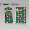 Nueva bolsa de bolsillo con cordón de mariposa navideña transfronteriza, bolsa para caramelos, bolsa de regalo de Navidad 15*23cm