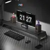 Soporte de altura ajustable para computadora para modificación de escritorio, estación de carga USB de expansión para portátil, base elevada para monitor y estante de almacenamiento