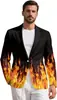 Comercio Exterior Transfronterizo Chaqueta de Traje para Hombre Casual de Negocios Traje Ajustado Manga Larga Chaqueta de un Solo Botón Abrigo Fiesta Boda