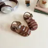 Zapatos para Niños 2025 Verano Nuevo Estilo Coreano Niños y Niñas Sandalias Casuales de Punta Cerrada Suela Blanda Zapatos de Playa para Exterior Zapatos de Moda Estilo Verano