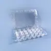 Caja de empaque blíster de regalo navideño para cosméticos, charola blíster transparente de PET, charola interior de plástico PVC, hecho a medida