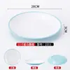 Platos de melamina, grado comercial, diseñados para restaurantes, redondos, aptos para servicio tipo buffet, hoteles, banquetes y cocina a pequeña escala; plástico, estilo nórdico, bicolor y duradero