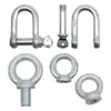 Argollas de elevación galvanizadas, Tornillos de argolla de elevación extendidos, Tuercas de argolla de elevación, Grilletes con forma de U, de arco y en D según norma nacional