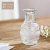 Decoração para casa em estilo aromaterapia pequeno vaso de vidro escritório decoração de mesa vaso nórdico retro alto sentido
