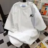 Camiseta Oversize de Manga Corta con Estampado de Letras Diseño Sencillo Verano 2026 Nuevo Estilo Estilo Universitario Ropa de Trabajo Top