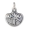 Colgante Rey Ciervo Dorado plata pura colgante lingote vintage envejecido collar diseño pequeño cadena clavícula colgante femenino