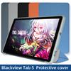 Para Blackview Tab5 funda de cuero cero 8 pulgadas plana TAB5 funda protectora de moda ultradelgada