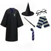 Harry Potter Set de Múltiples Artículos de Harry Corbata Gafas Sombrero Disfraz Bata Mágica Tarjetas Pequeñas Mapa Accesorios Completo