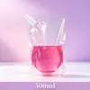 En Stock Al Por Mayor Disponible en Múltiples Tamaños A Prueba de Fugas Duradero Universal Dispensador de Líquido Bolsa Transparente de Fondo Plano con Boquilla de Dispensación