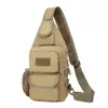 Bolsa Transversal Masculina de Ombro Único Personalizável, Bolsa de Ombro Pequena Portátil Masculina, Bolsa de Axila Camuflada Multifuncional, Bolsa de Peito Tática