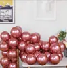 Globos Metálicos de 5 Pulgadas 10 Pulgadas 12 Pulgadas 18 Pulgadas Redondos de Látex Cromado Dorado Globos Decoración de Habitación de Boda Boda