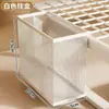 Estante de almacenamiento para mochila escolar, caja de almacenamiento de libros, caja de libros móvil, cesta de almacenamiento de libros de gran capacidad para escritorios de estudiantes, uso en oficina