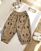Calça Infantil Outono e Inverno Calça de Moletom Calça Casual de Veludo Calça Infantil Joggers Unissex Solta Estilo Coreano Calça Harem Tendência