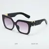 Gafas de Sol de Nuevo Estilo para Mujer con Montura Cuadrada y Cara Grande, Estilizadoras para Fotografía Callejera, Gafas de Protección Solar, Gafas de Sol Anti-UV para Viajes a la Costa, Miopía