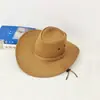 Viagem à Praia Chapéu de Cowboy Ocidental Chapéu de Pesca Chapéu de Proteção Solar Fábrica Atacado Fonte Chapéu de Palha Guarda-sol Pastagem