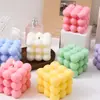 Vela Aromática Cubo de Rubik al por Mayor Recuerdo Creativo Set de Decoración para Hogar Sala de Estar Dormitorio Regalo Vela Cubo de Rubik