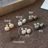 Pendientes de Perla Rosa de Alta Calidad con un Diseño de Nicho de Alta Gama, Lujo Ligero, Estilo Versátil y Popular, Pendientes y Accesorios para Orejas al por Mayor