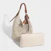 Bolso Pequeño Nuevo de Verano Bolso Cruzado 2025 Nuevo Nicho de Gama Alta Bolso Tejido Bolso de Hombro tipo Satchel para Playa para Mujeres