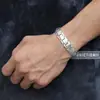 Pulseira Cruzada Europeia e Americana de Aço Titânio Moda Casal Masculina e Feminina Magnética Destacável Pulseira de Tendência Personalizada com Sensação Avançada