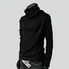Camiseta Base de Manga Larga con Cuello de Pelo Fino para Hombre Otoño Color Sólido Personalizada Versátil Ajustada Moda Atractiva Sencilla Camiseta de Cuello Alto