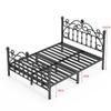 Cama de hierro reforzada, simple y moderna, estilo princesa, de Internet Celebrity, cama doble de 1,8 m, cama individual nórdica con estructura de hierro de 1 m.