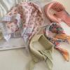 Bufanda de Seda Nueva Primavera y Verano 2025 Lunares Rosados Bufanda Fina Coreana para el Cuello Retro Más Fácil de Combinar Bufanda Pequeña Cuadrada Literaria