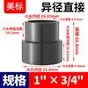 Acoplamiento Reductor Estándar Americano Rongsheng Upvc Sch80 Tubería Química Ansi Estándar Japonés Accesorios para Tubería de PVC