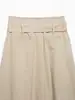 ZA comércio exterior transfronteiriço moda feminina item quente 2026 outono novo moda europeia e americana simples elegante saia midi de cintura média