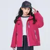 Jaqueta corta-vento nova de primavera 2026 para meninos e meninas, à prova de vento e à prova d'água, roupas para caminhada ao ar livre, jaqueta corta-vento para primavera e outono
