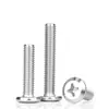 Tornillo de Acero Inoxidable 304 Cabeza Avellanada Phillips Cabeza Redonda Placa de Sujeción Muebles Tornillo Grande Cabeza Plana M4M5M6M8M10