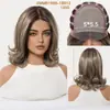 Peluca Completa de Seda Importada Mono Se Puede Peinar Libremente, Peluca Bob Gris Natural Realista en Degradado para Mujeres Cobertura Completa de Cabeza