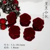 [Rosa Engaiolada] Pingente de Liga de Metal Coroa Escura de Corvo Artesanal com Contas Material DIY Acessórios para Pulseira