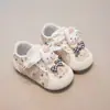 Tenis para Niñas de Suela Suave, Nuevo Modelo Otoño, Transpirables Antideslizantes para Niños, Lindos Zapatos Casuales con Conejito y Flores para Niñas