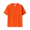 Camiseta de Manga Corta con Cuello Redondo de 230g, 20 Count, Peinada Finamente, Compacta Hilada, para DIY, Diseño Personalizado Padre-Hijo con Impresión de Logo