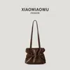 Bolsa Plissada Versátil Estilo Coreano Nuvem para Mulheres, Bolsa de Trabalho da Moda 2026 Nova com Design Único, Bolsa de Mão e Bolsa de Ombro de PU de Nicho