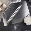 Rolo de Massa de Aço Inoxidável 304 Cozinha Doméstico Dupla Face Rolo para Massa Rolo de Massa Pele de Pastel Vara para Macarrão Ferramenta de Confeitaria