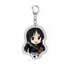 Chica de tono claro. Llavero acrílico con colgante de dibujos animados de Hirazawa Wei Tian Jing Lizqin soplando Noil