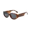 Gafas de sol estilo europeo y americano, dulces, frescas y sexys, con forma cóncava, montura pequeña, estilo ojo de gato, para parejas, para fotos callejeras, montura estrecha, protección solar, gafas de sol negras